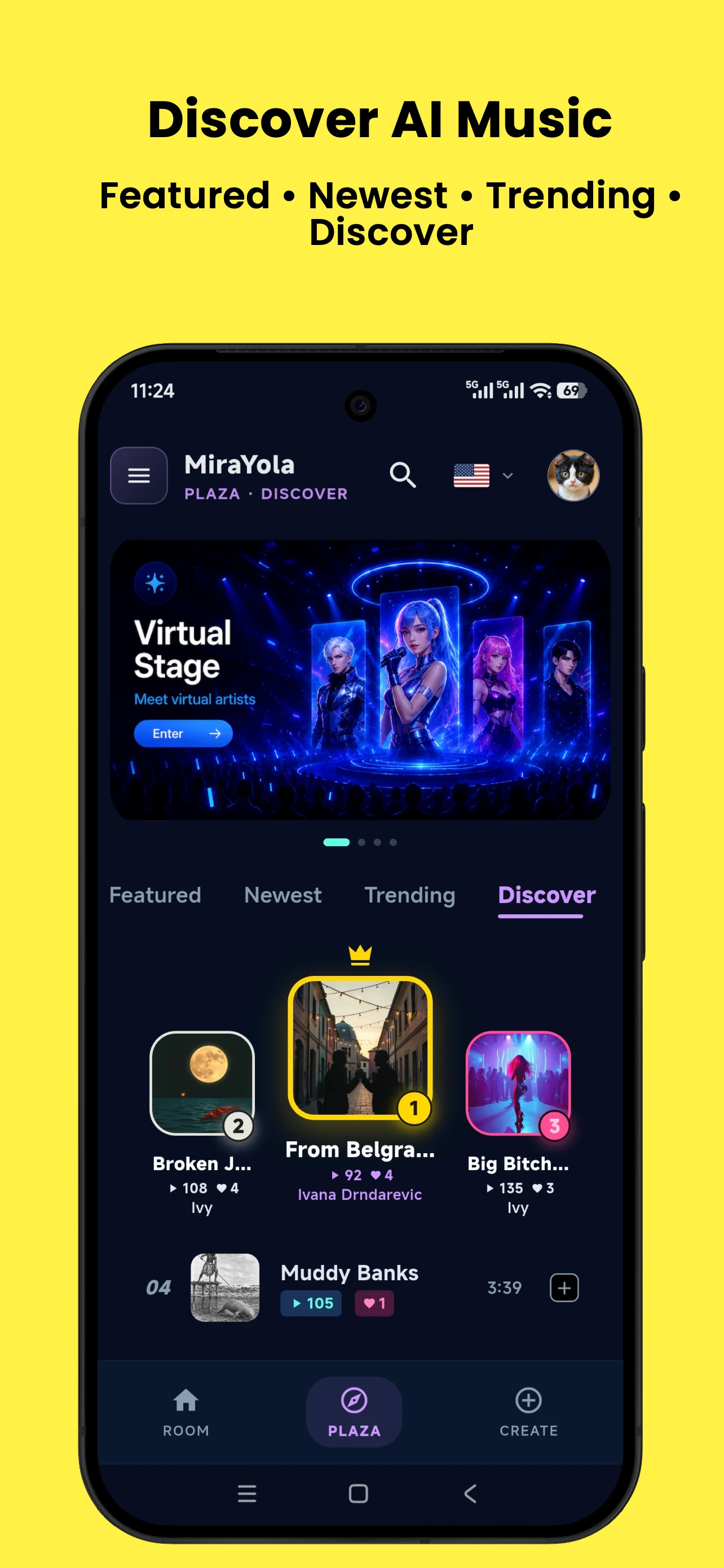 MiraYola AI Music & Song Maker screenshot